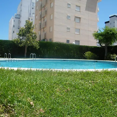 Familiar De 3 En Con Piscina, Cerca De Playa Y Puerto - Es-314-26 Gandia